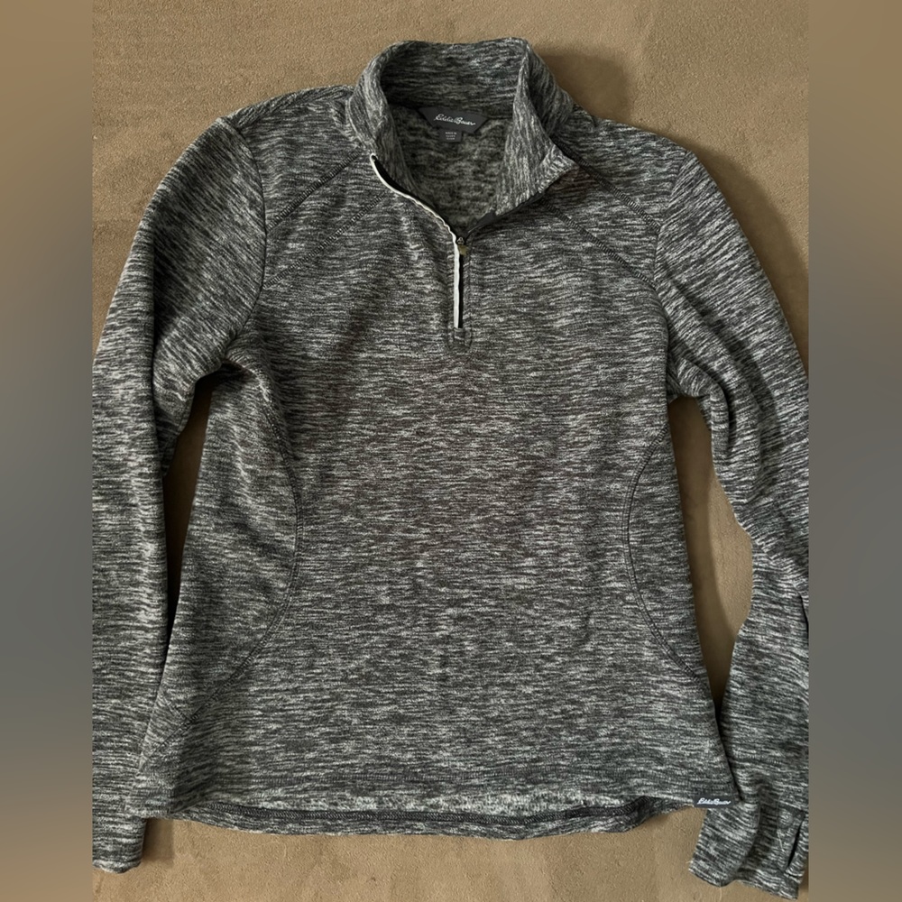 Eddie Bauer quarter zip up sweatshirt
